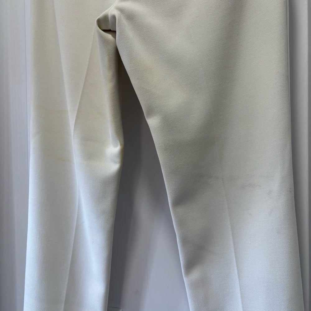 Ann Taylor Ivory Cream Stretch Slim Ankle Pants Size 6 - Picture 14 of 15